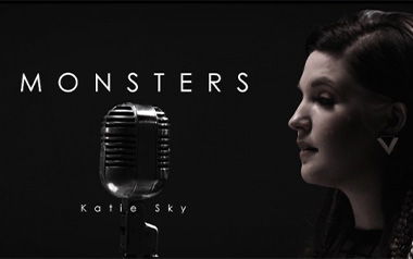 Monsters拇指弹拨吉他六线谱_Katie Sky_原版编配独奏谱_吉他独奏六线谱