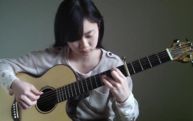 Snow Flower拇指弹拨吉他六线谱_奏帆_吉他吉他独奏谱_吉他拇指弹拨演奏演示