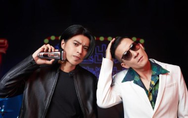 道山靓仔吉他六线谱_五条人_B调手指指法扫弦节奏版_高清图片六线谱