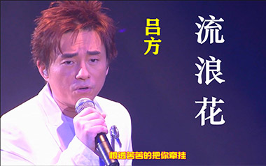 流浪花吉他六线谱_吕方_G调手指指法原版编配弹唱伴奏谱_高清六线谱