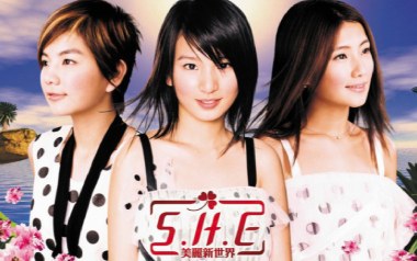 美丽新世界吉他六线谱_S.H.E_C调手指指法扫弦节奏版_图片谱