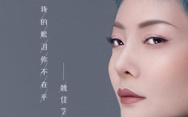 我的眼泪你不在乎吉他六线谱_魏佳艺_C调原版编配弹唱伴奏谱_高清图片六线谱