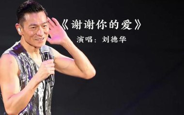 谢谢你的爱吉他六线谱_刘德华_G调手指指法弹唱伴奏谱_高清六线谱