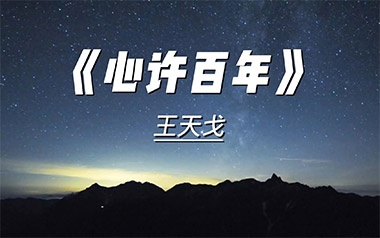 心许百年吉他六线谱_王天戈_C调手指指法原版编配弹唱伴奏谱_高清图片六线谱