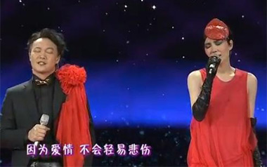 因为爱情吉他六线谱_王菲/陈奕迅_F调原版编配弹唱伴奏谱_六线图片谱